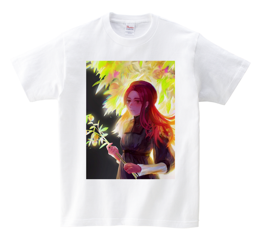 「Woman Holding Flowers」MUSUBI／T-Shirt